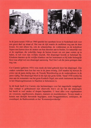 Boek - Daar is de orgelman, door Cor Carmio